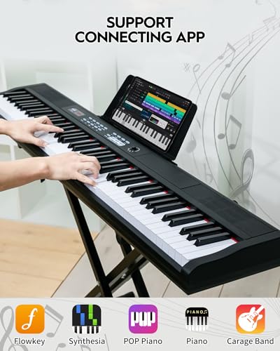 STRICH 88-Key Digital Piano Keyboard with Stand - VIP Smart Shopper