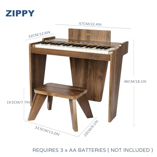 ZIPPY Kids 37 Key Digital Piano, Music Educational Instrument