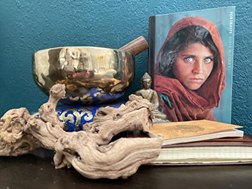 6.5" Deep Tone Meditation Singing Bowl Set - Pure Bronze