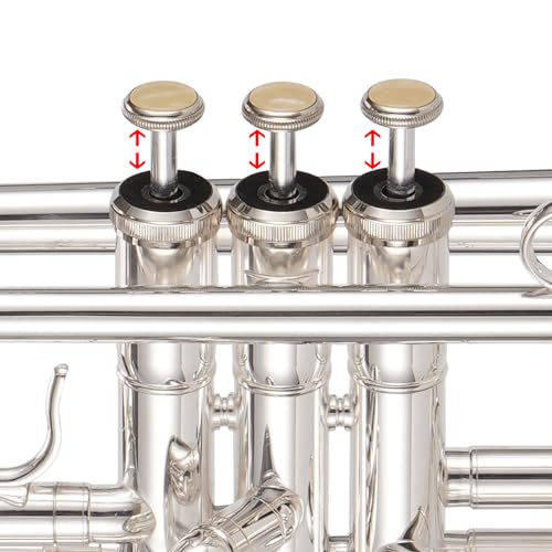 Silver-plated ZEFF Bb Trumpet for Beginners & Students