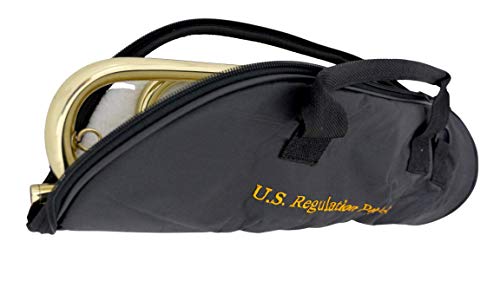 Brass Lacquer Bugle Set with Mouthpiece and Book