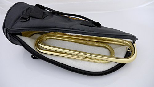 Brass Lacquer Bugle Set with Mouthpiece and Book