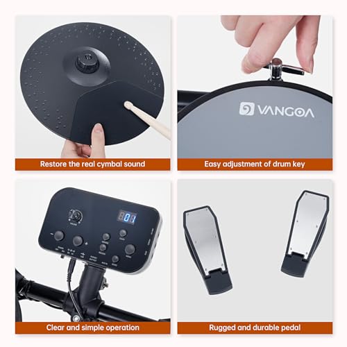 Vangoa Electric Drum Set for Kids and Adults