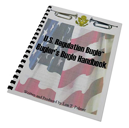 Brass Lacquer Bugle Set with Mouthpiece and Book