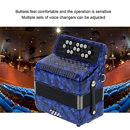 Professional 22 Key Diatonic Accordion for VIP Shoppers