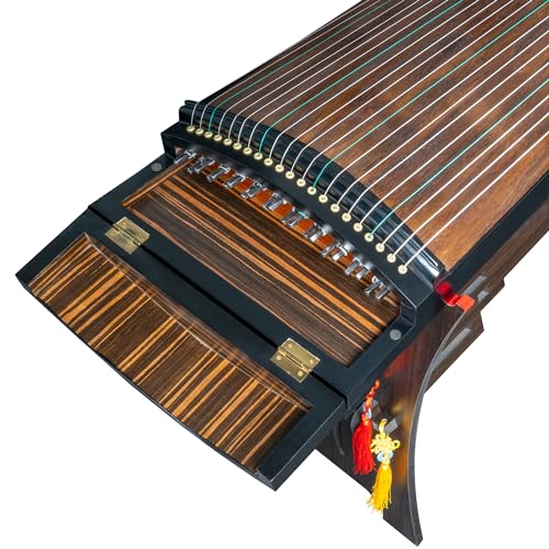 MI&VI Traditional Guzheng Zither with Carry Bag & Stand