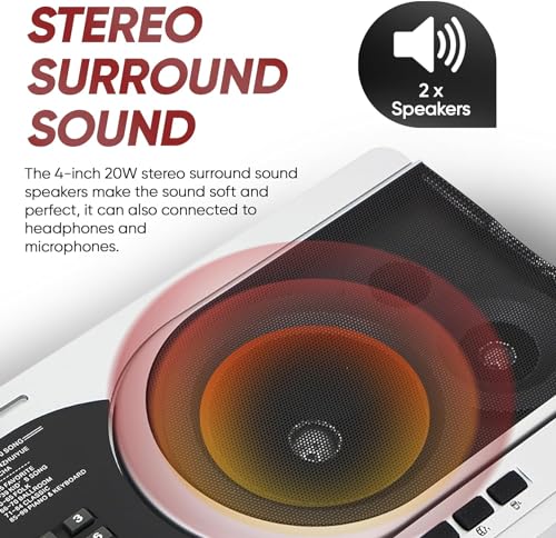 Pyle 61 Key Electronic Piano Keyboard Bundle