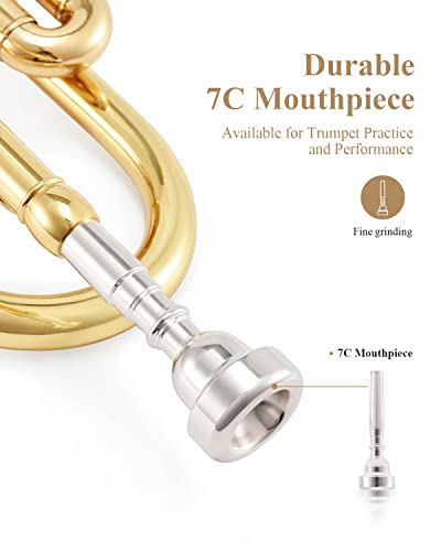 Eastar Bb Trumpet Set for Beginner Players, Complete