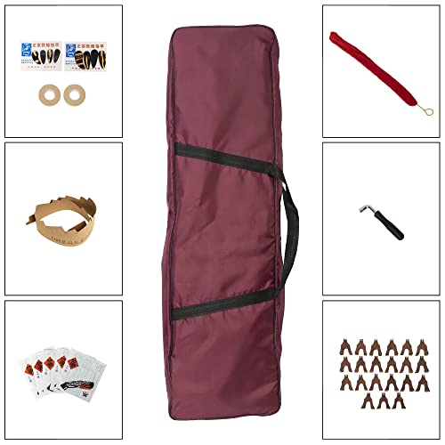 MI&VI Traditional Guzheng Zither with Carry Bag & Stand