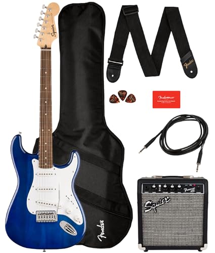 Fender Squier Sonic Stratocaster Pack - Sapphire Blue VIP Bundle