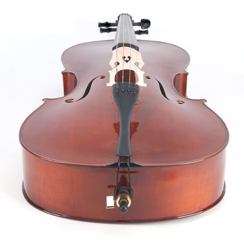 Cecilio CCO-500 Full Size Ebony Cello Bundle