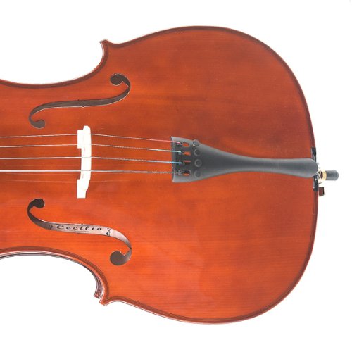 Cecilio CCO-500 Full Size Ebony Cello Bundle