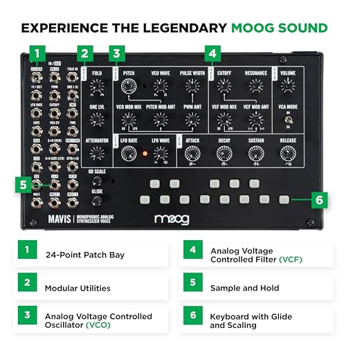 MOOG Mavis Analog Synthesizer Kit with Keyboard