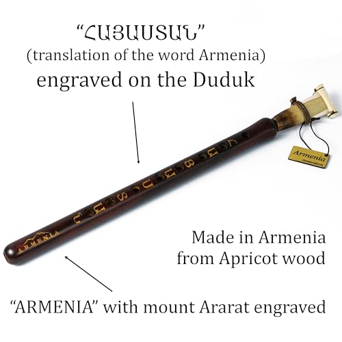 Armenian Handmade Apricot Wood DUDUK - Semi-Professional Oboe