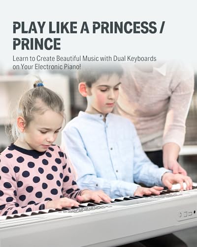 61-Key Electric Piano Keyboard Kit with 249 Voices, Rhythms