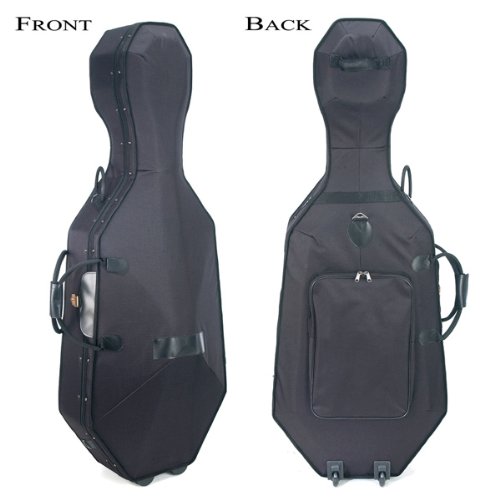 Cecilio CCO-500 Full Size Ebony Cello Bundle