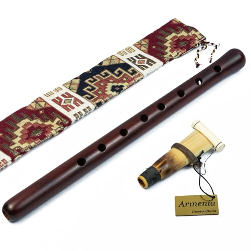 Handmade Armenian Apricot Wood Duduk with 1 Reed