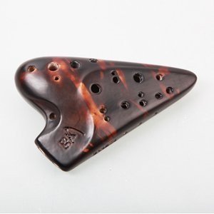 Authentic Double Chamber Soprano Ocarina with Hard Case