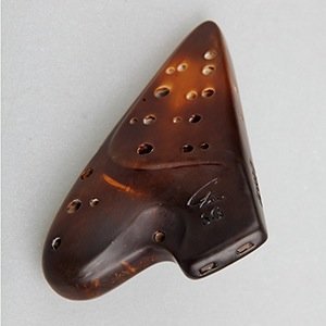 Authentic Double Chamber Soprano Ocarina with Hard Case