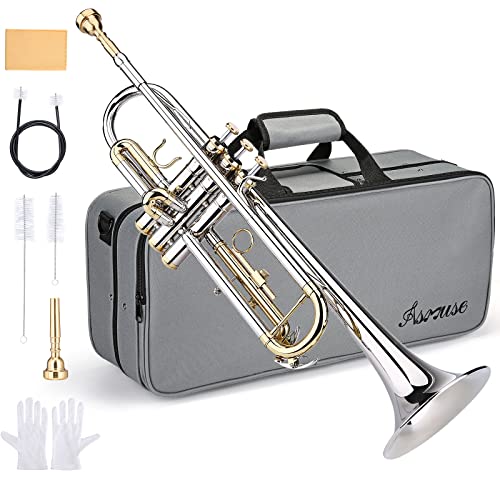 Asmuse Bb Standard Trumpet Set with Hard Case