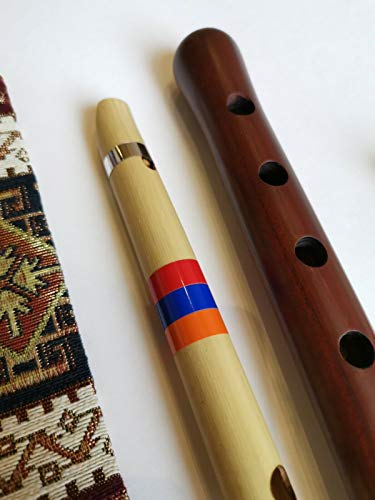 Professional Armenian Duduk in Key A with Engraved Case