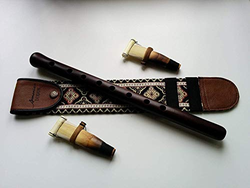 Armenian Duduk Set with Professional Reeds and Case