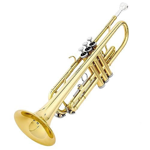 Ktaxon Bb Trumpet for Beginners, Student with Accessories