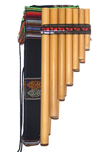 Zampoña Malta Ramos Pan Flute 13 Pipes w/ Case
