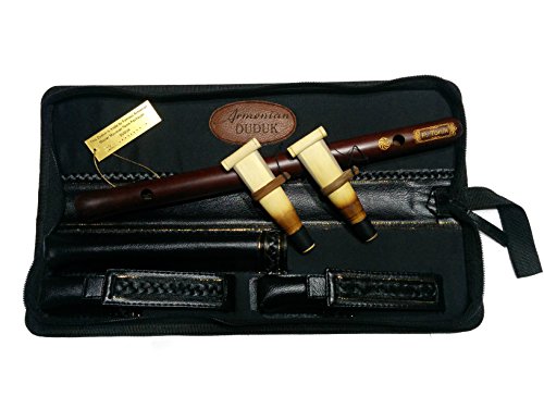 Armenian Duduk Handmade from Apricot Wood, Eco-Leather Case