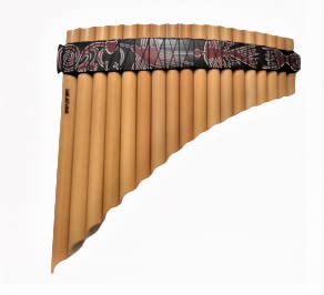 VIP Pan Flute 18 Pipes Tunable - Nazca design