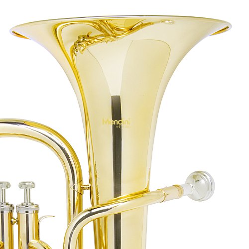 Mendini Baritone Horn with Stainless Steel Pistons (Beginner)