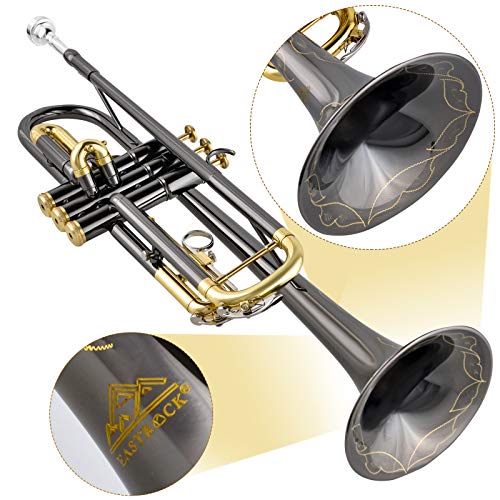 EASTROCK Bb Trumpet Set with Accessories and Case