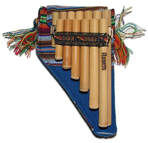 Compact Zampona Pan Flute with 13 Pipes & Case