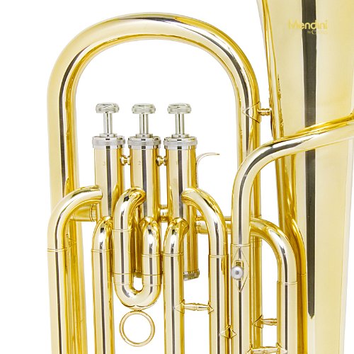 Mendini Baritone Horn with Stainless Steel Pistons (Beginner)
