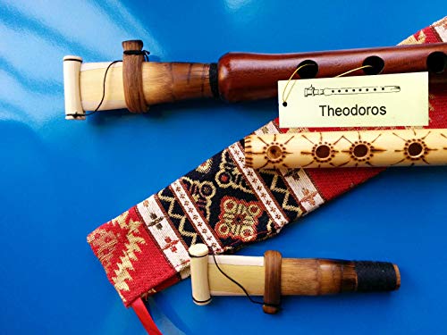 Armenian Engraved Duduk Pro - Apricot Wood, National Case