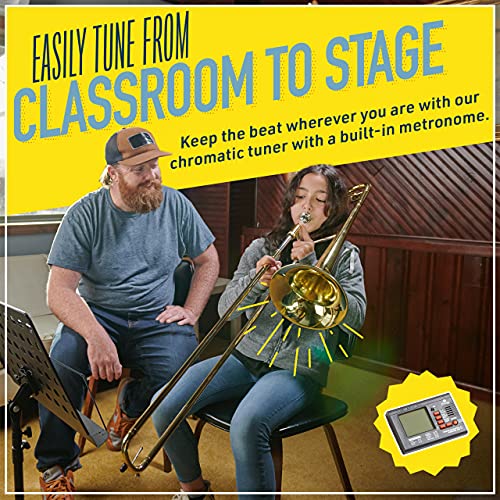 Youth Beginner Trombone Kit by Mendini Cecilio