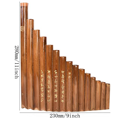 G Key Pan Flute 15 Pipes - Beginner Friendly