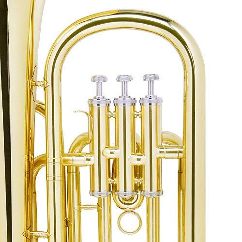 Mendini Baritone Horn with Stainless Steel Pistons (Beginner)