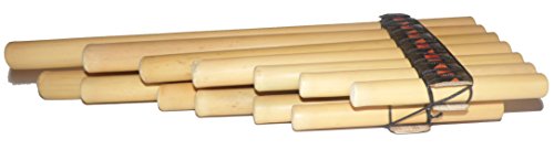 Zampoña Malta Ramos Pan Flute 13 Pipes w/ Case