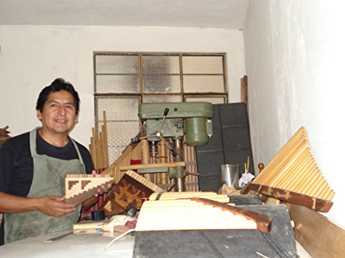 Zampoña Malta Ramos Pan Flute 13 Pipes w/ Case