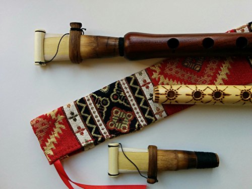 Armenian Engraved Duduk Pro - Apricot Wood, National Case