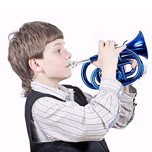 EASTROCK Pocket Trumpet Brass Bb for Students Beginners