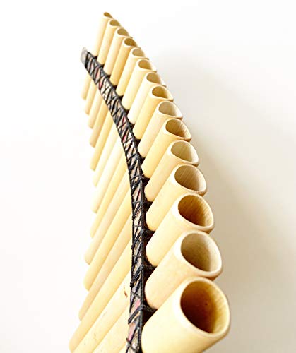 Professional Peruvian Pan Flute with 15 Tubes