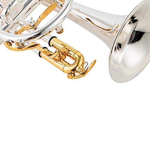 AUROSUS ACR-8358S Double Trigger Cornet, Silver Plated