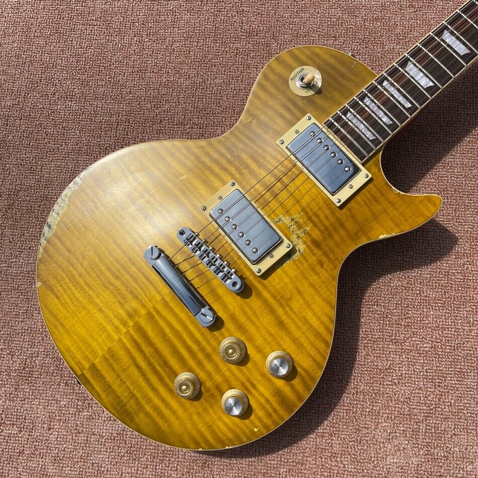 Vintage Finish Electric Guitar with Rosewood Fingerboard in Stock