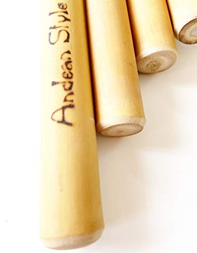 Professional Peruvian Pan Flute with 15 Tubes