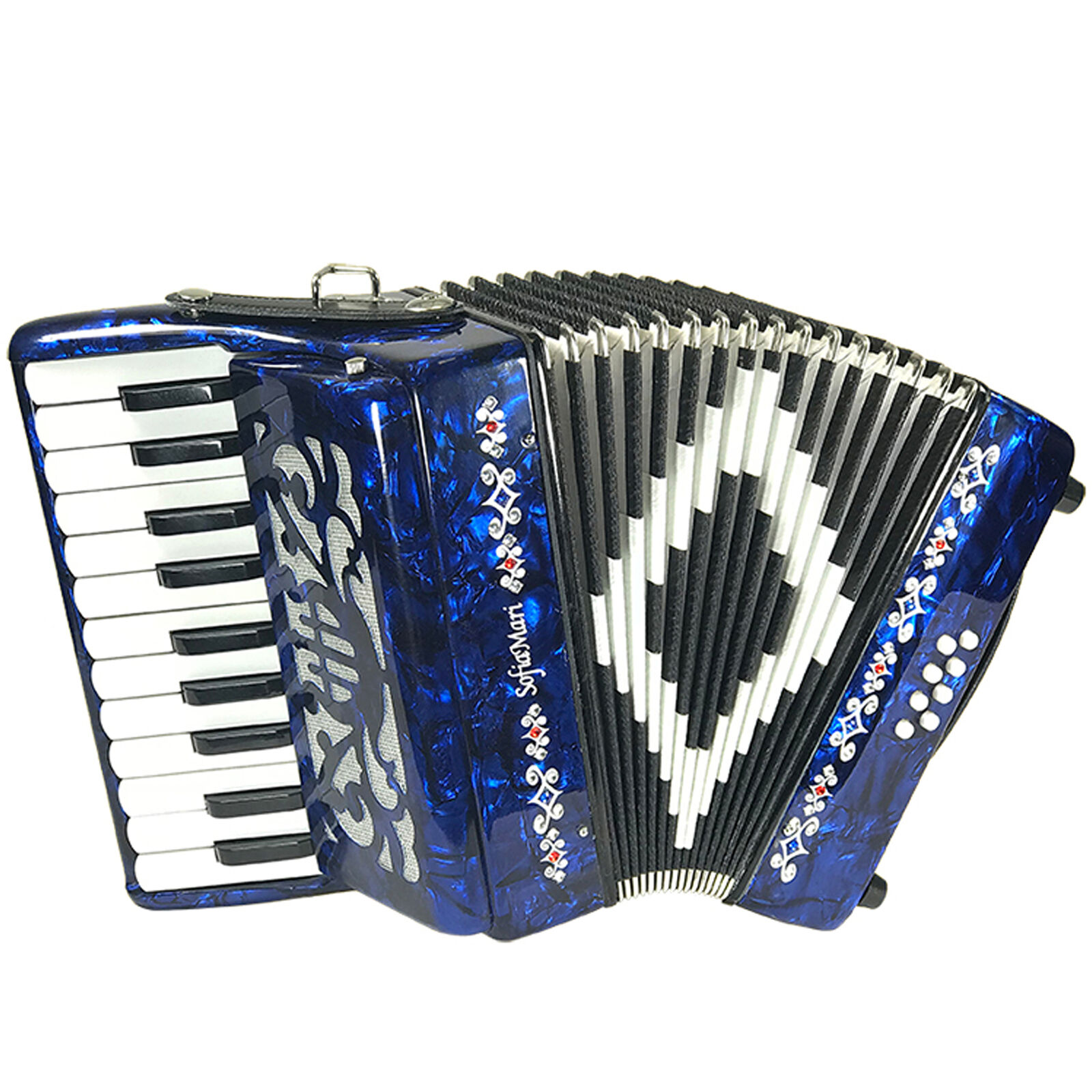 Blue SofiaMari Mini Accordion for VIP Smart Shoppers