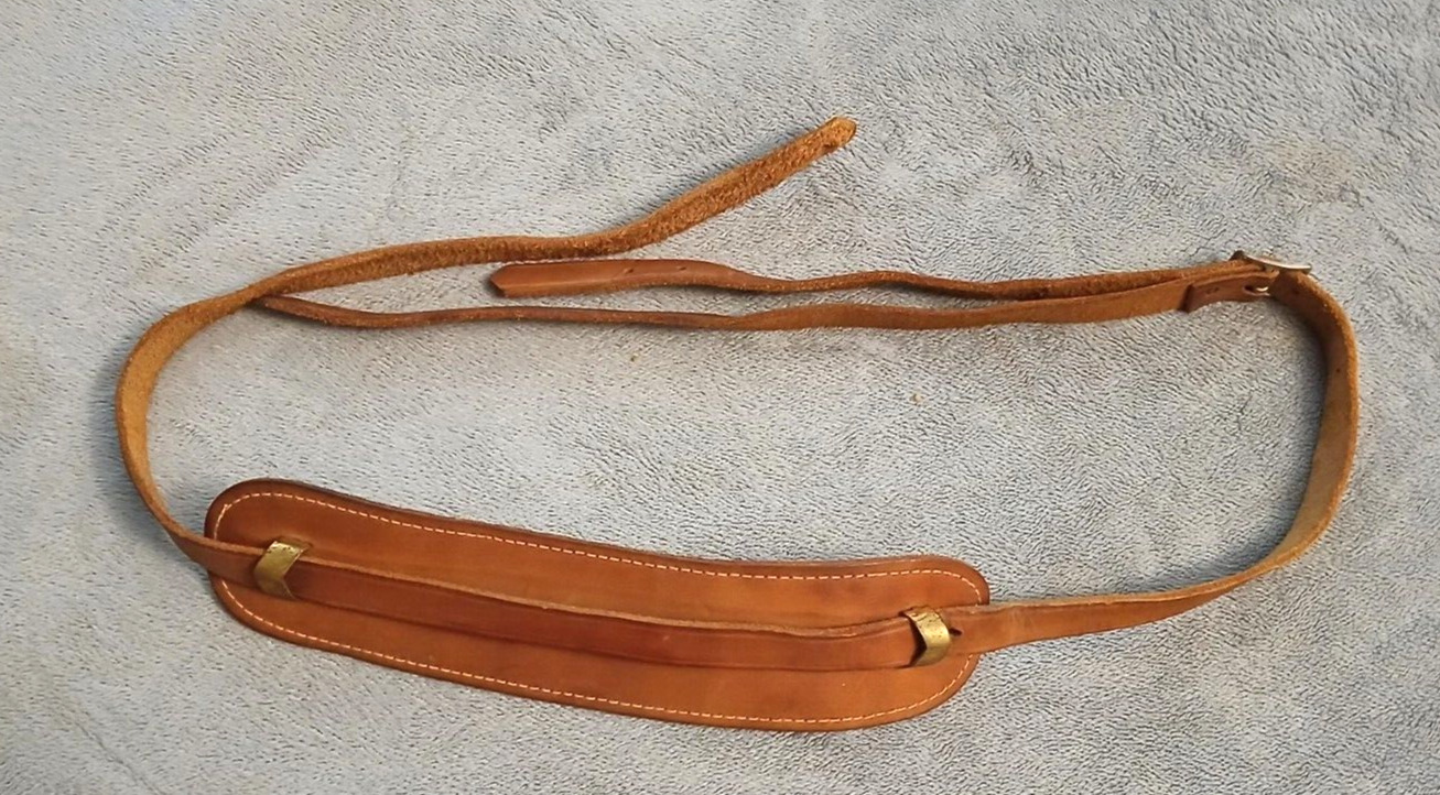 Retro Leather Guitar Strap Fender 50s 60s Style