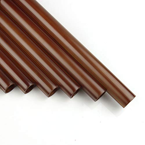 18 Pipe F Key Chinese Traditional Pan Flute Brown