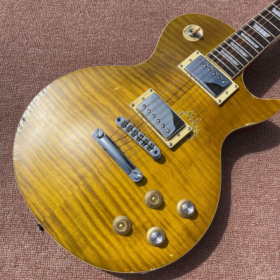 Vintage Finish Electric Guitar with Rosewood Fingerboard in Stock